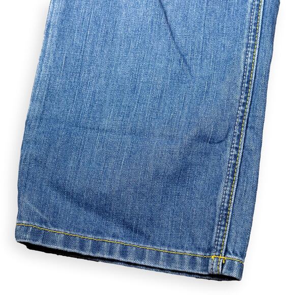 Tommy Hilfiger Straight Leg Jeans Size 12 Floral Waistband - Picture 5 of 9